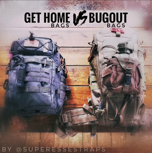 Understanding the difference between Bugout and Get Home Bags.