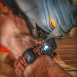 Urban Carry Strap - EDC Bracelet with Pry Bar, Firestarter, Kevlar Saw and Cuff Key or LED Flashlight.