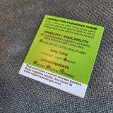 Storage Pocket Patch:  "Foraging Guide", a Plants and Edibles Quick Identification Reference