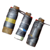 Survival Kit Lighter - Fire Starter outfitted with supplies.