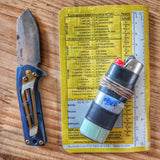 Superesse Field Memo Pad (Yellow) - Durable Pocket Notebook with Survival References