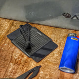 Tape Card - Duct Tape wrapped Credit Card w/ Paracord Lanyard