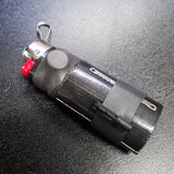 Survival Kit Lighter - Fire Starter outfitted with supplies.