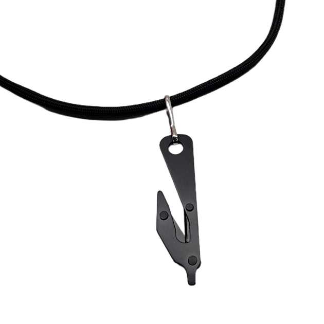 Paracord Choker Adjustable DIY Survival Necklace with Custom EDC Charms Superesse Straps LLC