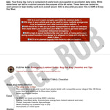Emergency Loadout Guide - Bug Out Bag (BOB) [PDF]