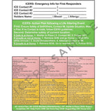 ICERS - In Case of Emergency Response System and Bugout Plan [Digital Folder]