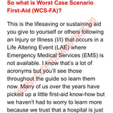 Worst Case Scenario First-Aid - Disaster and Wilderness Medical Survival Guide [PDF]