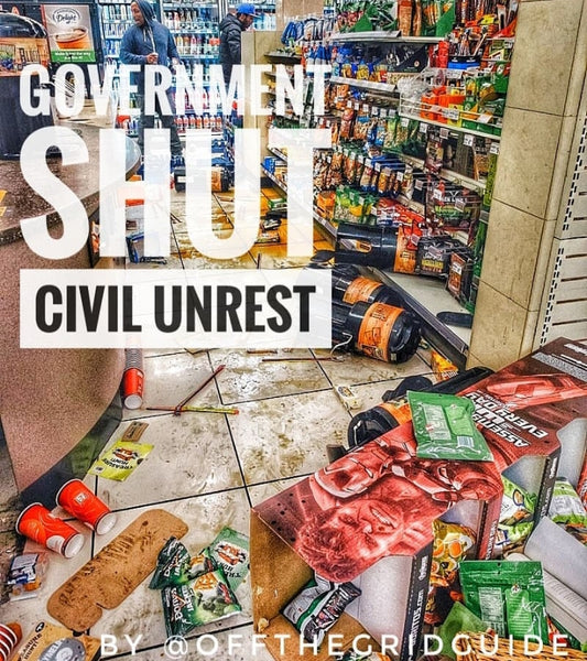 How the government shutdown could affect us in the coming weeks, possible SHTF?