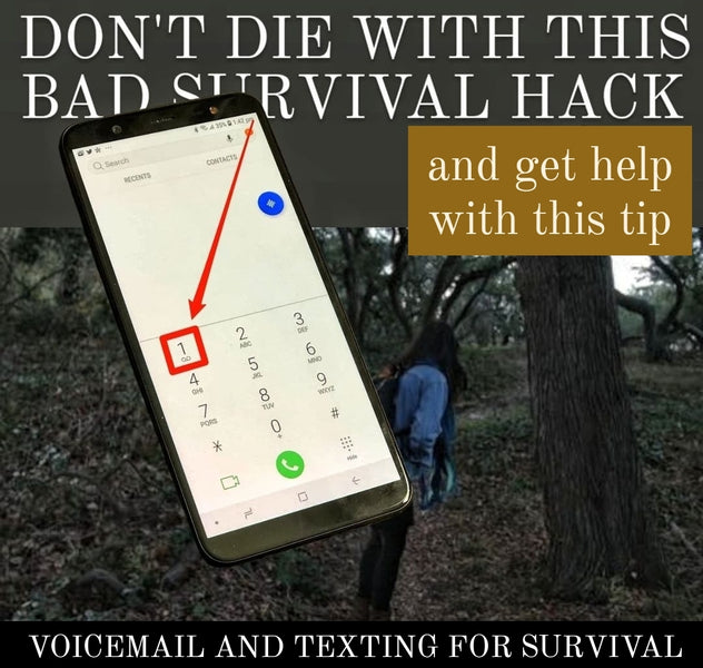 When not to use your voicemail in a worst case scenario and when to text 911