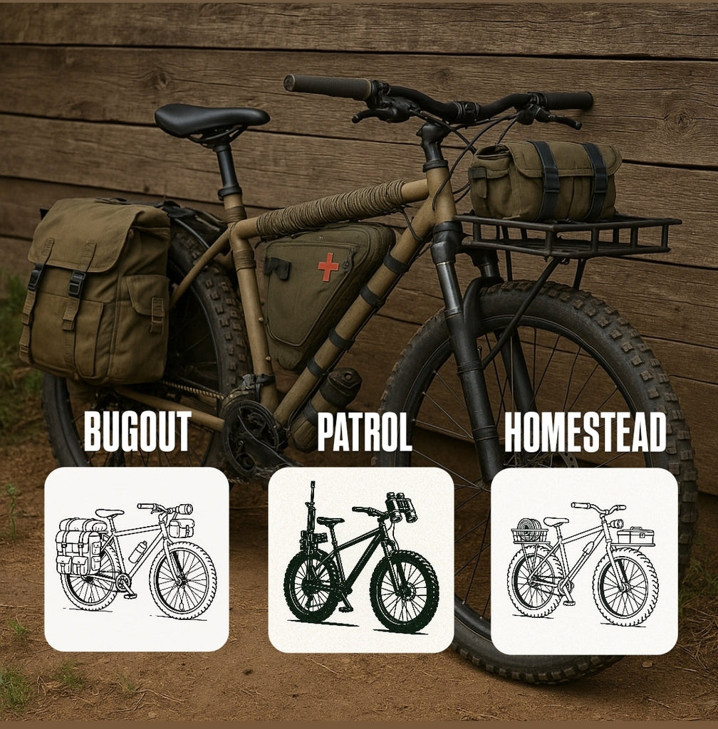 Homested Bike Bicycle Upfitting for the Homestead or SHTF – Superesse Straps LLC