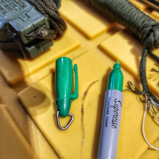 EDC Cache Markers - Hollow Sharpie with internal stash of survival  supplies. – Superesse Straps LLC
