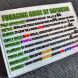 Storage Pocket Patch:  "Foraging Guide", a Plants and Edibles Quick Identification Reference