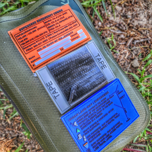 Patch Kit Map Storage Pocket Patch - Urban Land-Nav w/ Strip Map Diagram and ...