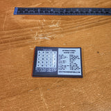 Storage Pocket Patch: Morse and Tap Code