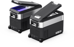 JP40 Pro Dual Zone Wheeled Portable Freezer | ICECO | 40 LT