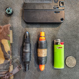 Pocket Pen Kit - Waterproof EDC ink pen w/ firecraft or E&E kit.