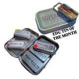 EDC Tin of the Month- Compartmentalized Survival Kits