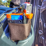 Tumbler Nest - Cupholder cache for storing EDC on the go