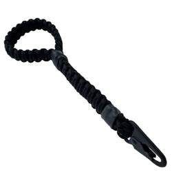 ParaKeeper: Paracord Keychain Wrist Shackle with Survival Kit.