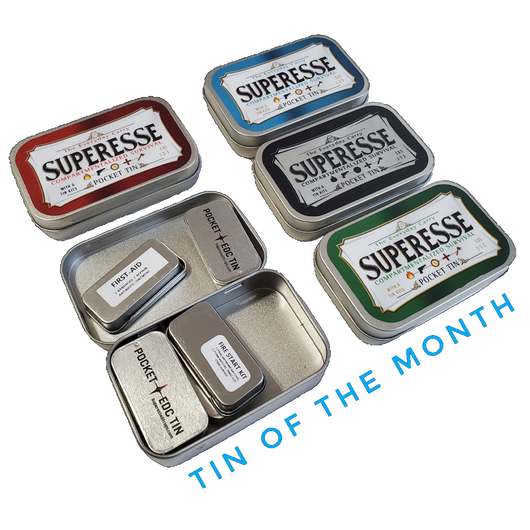 EDC Tin of the Month: Emergency Metal Can with Survival Kit Plan