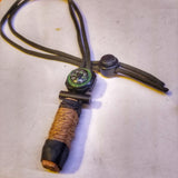 Fatwood Lanyard Kit - Emergency Kindling and Tinder Survival Necklace with firestarter.