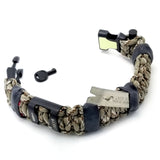 Urban Carry Strap - EDC Bracelet Titanium Pry Bar, Firestarter, Bottle Opener, Kevlar Saw, Cuff Key.