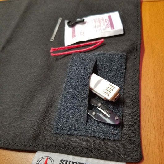 Subdued Storage Pocket Patch: A coverable two layer Velcro patch with hook  and loop sides. – Superesse Straps LLC