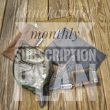 Handkerchief of the Month - Handmade multipurpose EDC hank delivered monthly or quarterly.