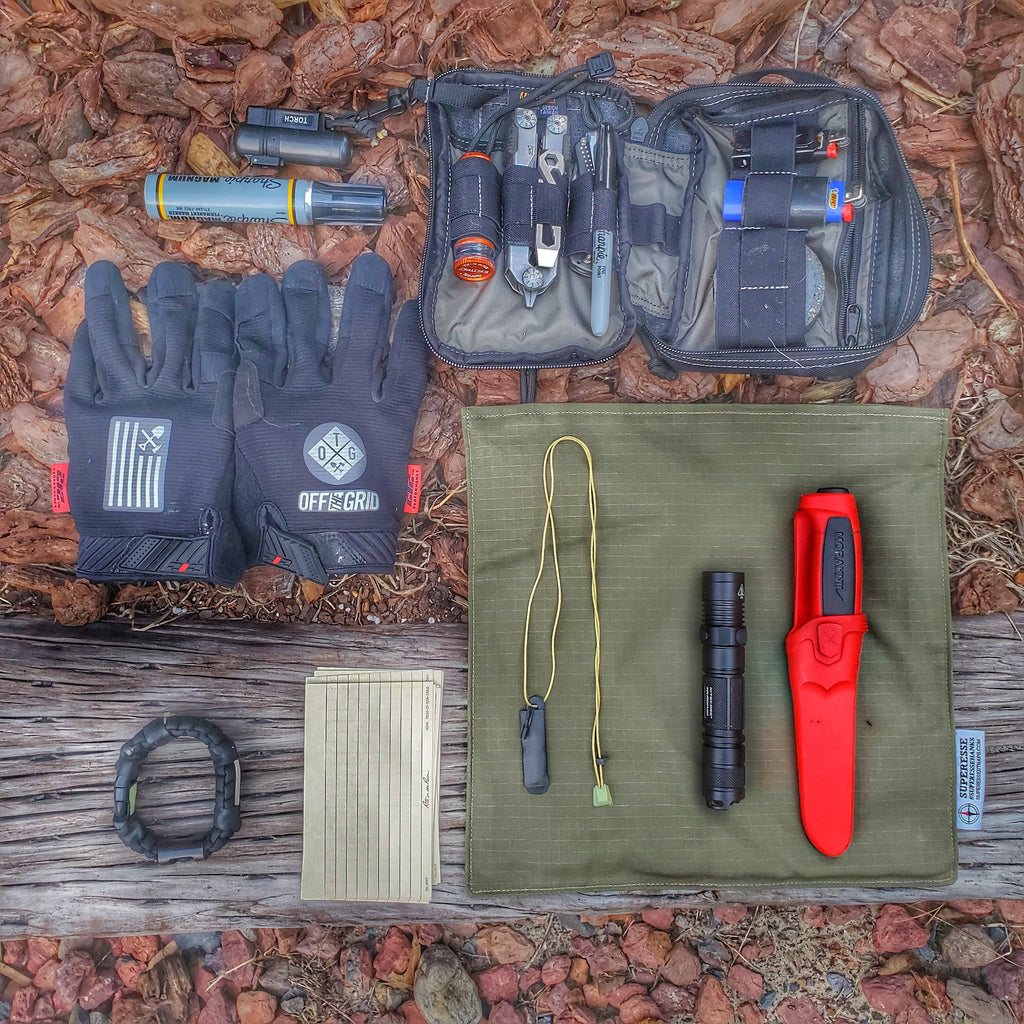 EDC Hank - Pocket Dump Storage Compartment Handkerchief with patch ...
