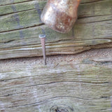 Shelter Nail - Steel Wrought Hammering Spike for Trail and Utility Tasks