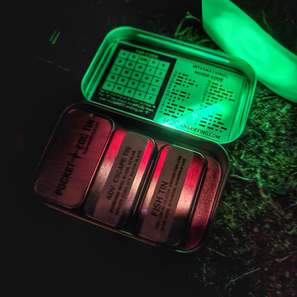 Code Decal Tap and Morse Code Reference Sticker Superesse Straps LLC