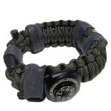 The Escape Evade Pathfinder: Military & Tactical Strap w/ SERE kit, Compass, Kevlar Saw, Cuff Key.