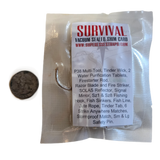 Shim Personal Survival Cards - Wallet Size Vacuum Sealed Survival Packets