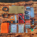 Superesse Gear of the Month - A rotation of Patch Kits, Hanks, EDC Tin Kits, Shim Cards, Straps, and more.