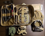 Urban Carry Strap - EDC Bracelet Titanium Pry Bar, Firestarter, Bottle Opener, Kevlar Saw, Cuff Key.