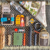 Urban Carry Strap - EDC Bracelet Titanium Pry Bar, Firestarter, Bottle Opener, Kevlar Saw, Cuff Key.