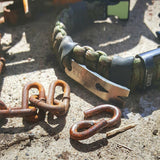 Urban Carry Strap - EDC Bracelet Titanium Pry Bar, Firestarter, Bottle Opener, Kevlar Saw, Cuff Key.