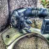Urban Carry Strap - EDC Bracelet Titanium Pry Bar, Firestarter, Bottle Opener, Kevlar Saw, Cuff Key.