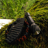 Camper Strap - Outdoor, Hike, & Kayak ready Survival Fire Starter Paracord Bracelet.